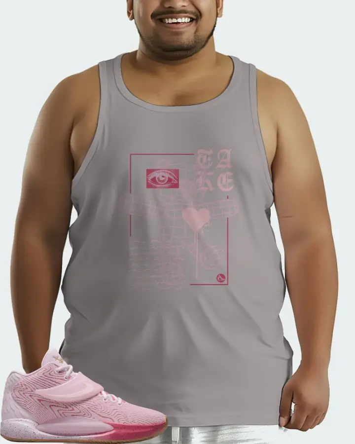 Nike KD 14 Sneaker Matching Grey Tank Top (TAKE) - View 6
