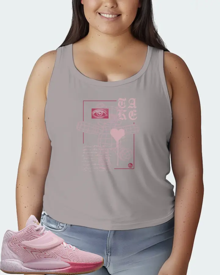 Nike KD 14 Sneaker Matching Grey Tank Top (TAKE) - View 7