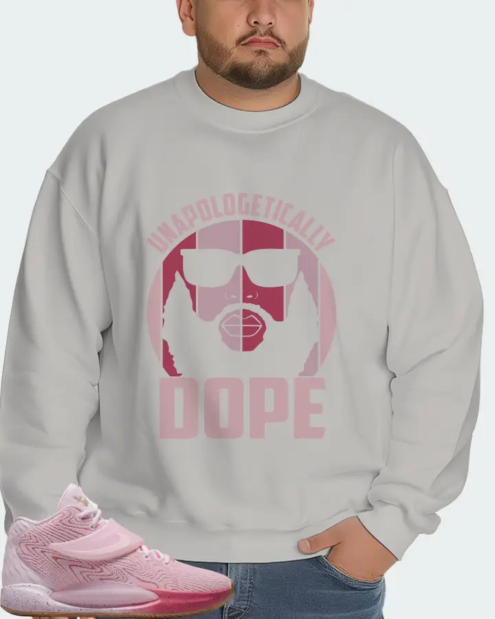 Nike KD 14 Sneaker Matching Grey Sweatshirt (UNAPOLOGETICALLY DOPE Man) - View 6