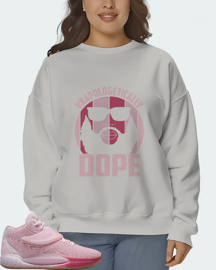 Nike KD 14 Sneaker Matching Grey Sweatshirt (UNAPOLOGETICALLY DOPE Man) - View 7