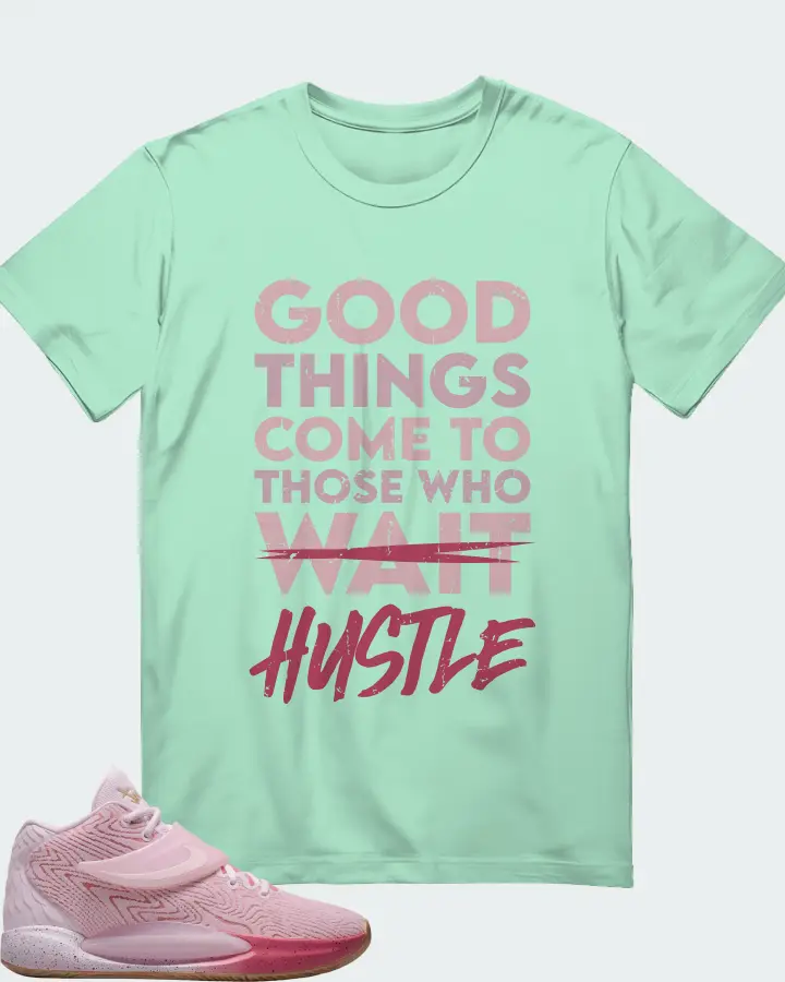 Nike KD 14 Sneaker Matching Mint T-Shirt - Good Things Come