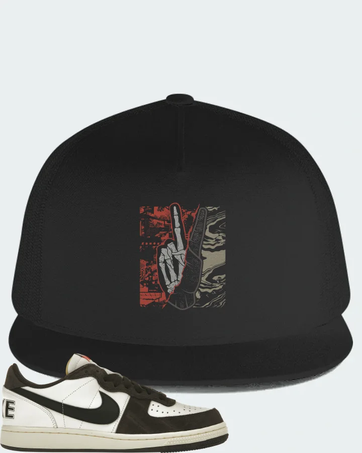 Nike Terminator Low Sneaker Matching Black Hat - Peace of mind