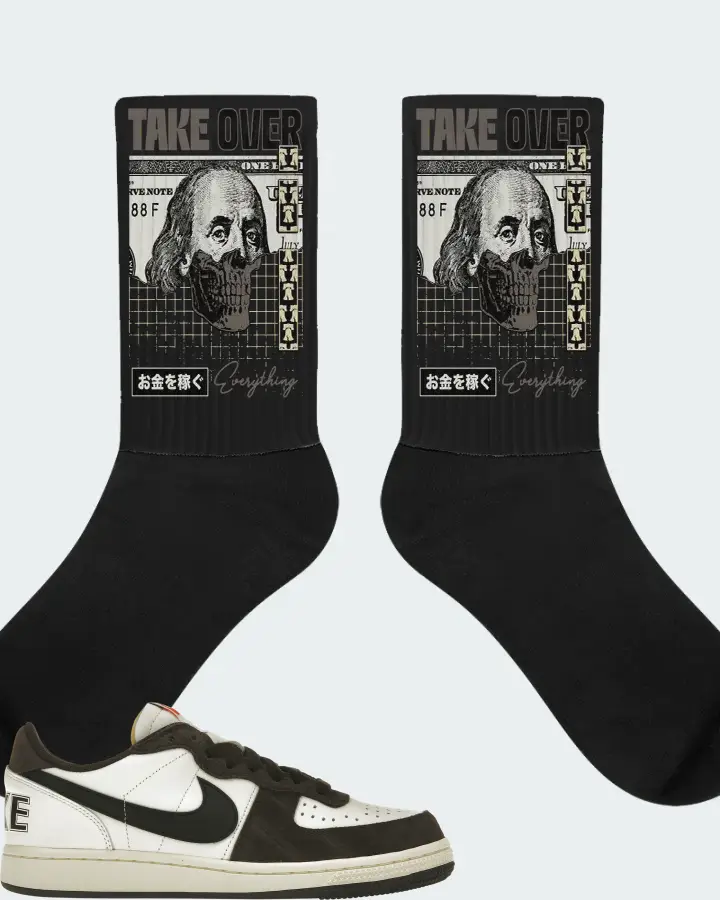 Nike Terminator Low Sneaker Matching Black Socks - Take Over