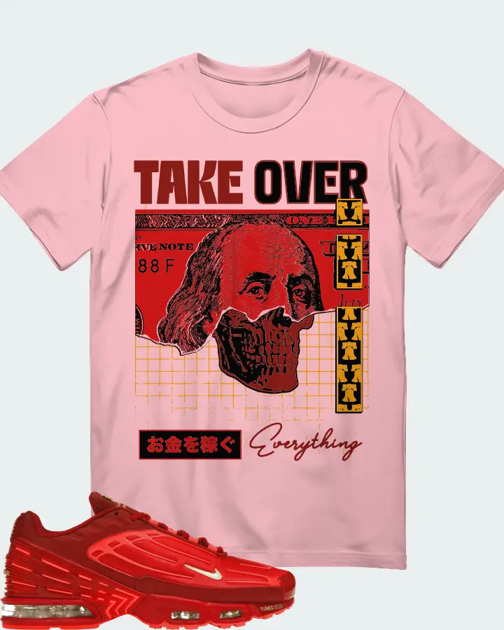 Nike Air Max Plus 3 Sneaker Matching Pink T-Shirt - Take Over