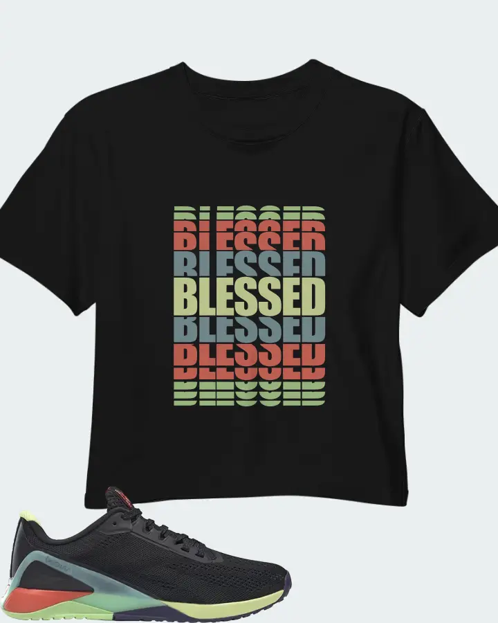 Reebok Nano X1 Sneaker Matching Black Crop Top - BLESSED Many Times