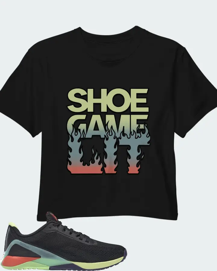Reebok Nano X1 Sneaker Matching Black Crop Top - Shoe Game Lit Refreshed