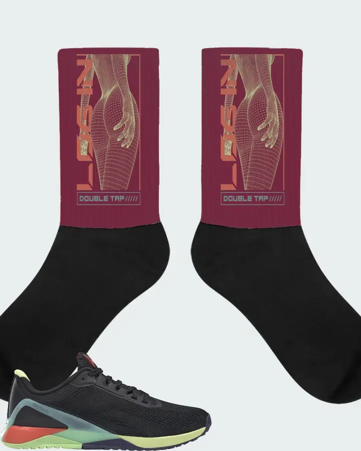 Socks in Maroon