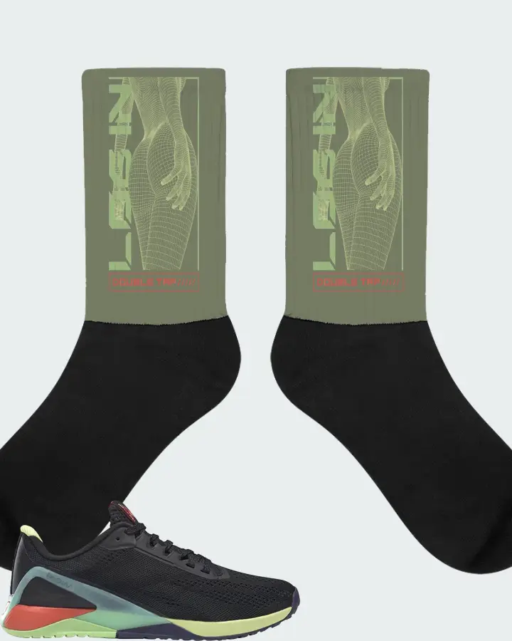 Socks in Olive