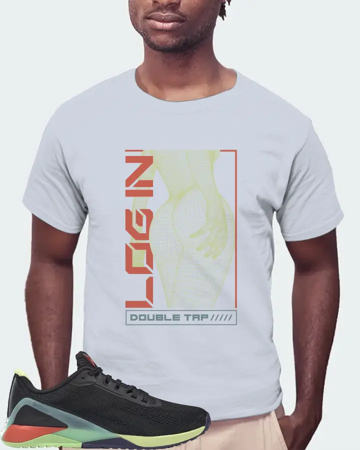 Reebok Nano X1 Sneaker Matching Light Blue T-Shirt (LOGIN) - View 4