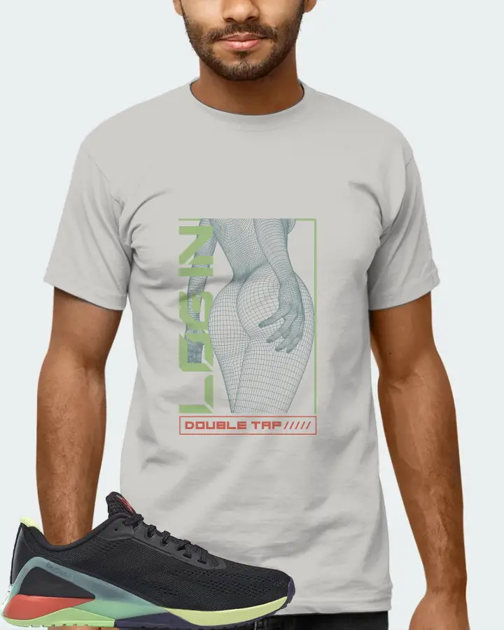 Reebok Nano X1 Sneaker Matching Grey T-Shirt (LOGIN) - View 6