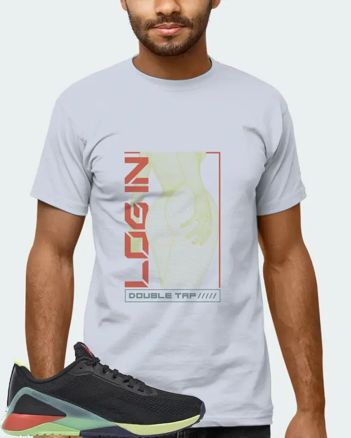 Reebok Nano X1 Sneaker Matching Light Blue T-Shirt (LOGIN) - View 6