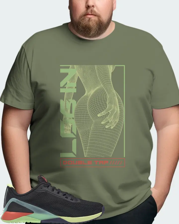 Reebok Nano X1 Sneaker Matching Olive T-Shirt (LOGIN) - View 8