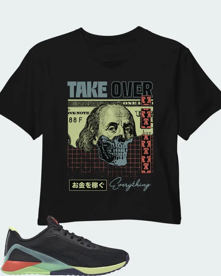 Reebok Nano X1 Sneaker Matching Black Crop Top - Take Over