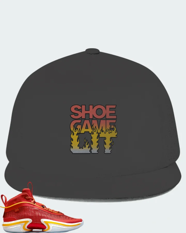 Jordan 36 PE Sneaker Matching Dark Grey Hat - Shoe Game Lit Refreshed