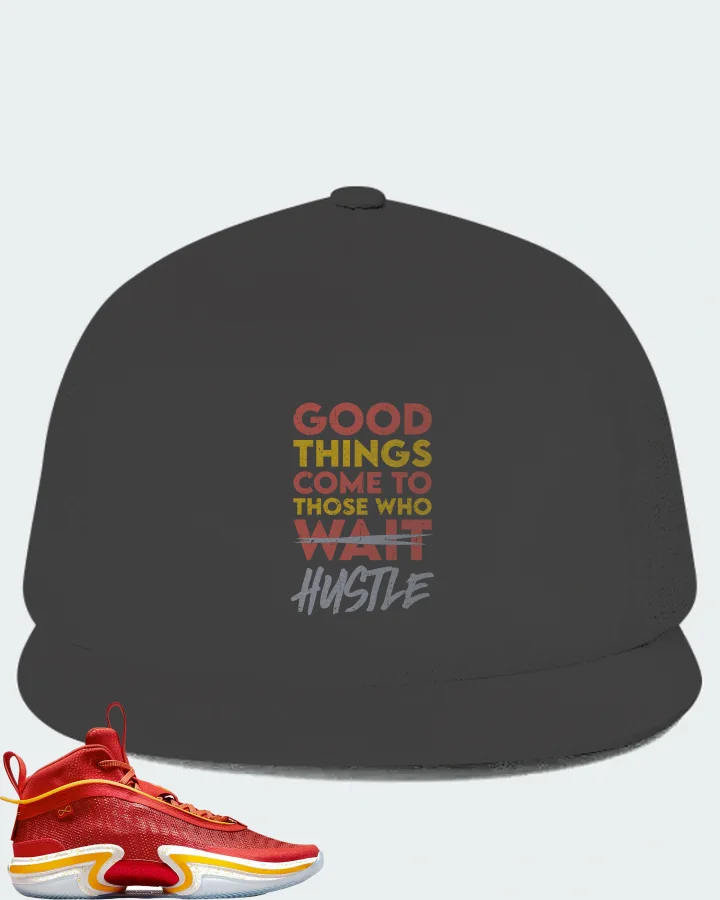Jordan 36 PE Sneaker Matching Dark Grey Hat - Good Things Come