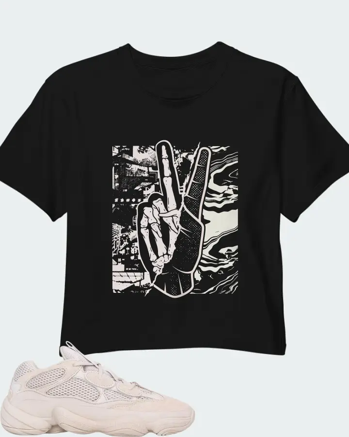 Yeezy 500 Blush Matching Crop Top