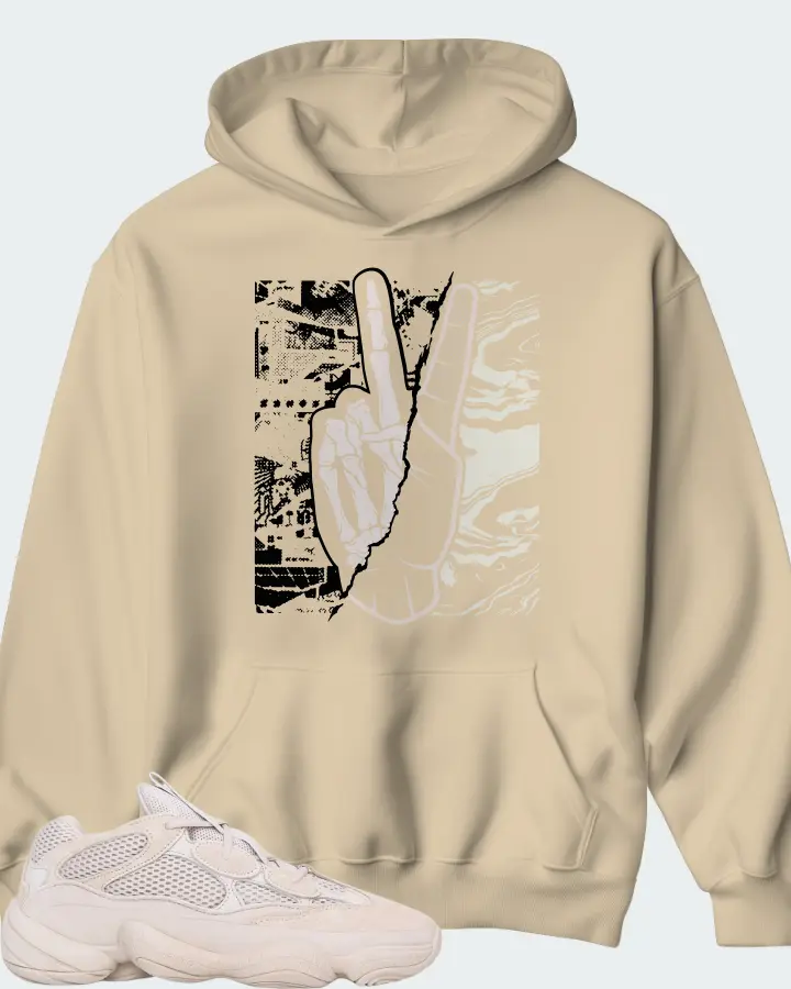 Yeezy 500 Blush Matching Hoodie