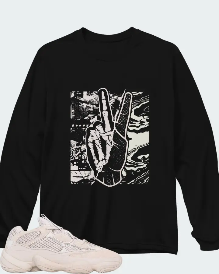 Yeezy 500 Blush Matching Long Sleeve T-Shirt