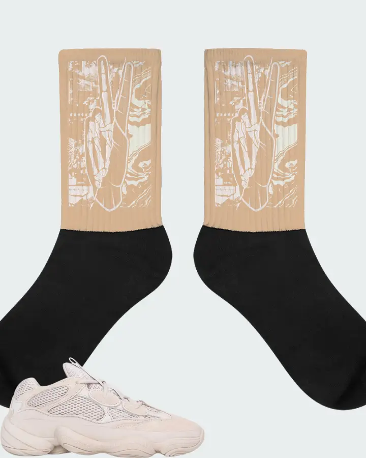 Yeezy 500 Blush Matching Socks