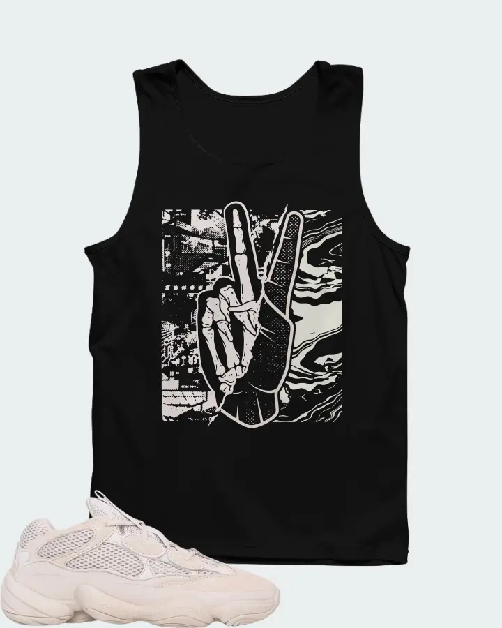 Yeezy 500 Blush Matching Tank Top