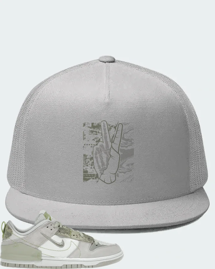 Nike Dunk Low Disrupt 2 Sneaker Matching White Hat - Peace of mind