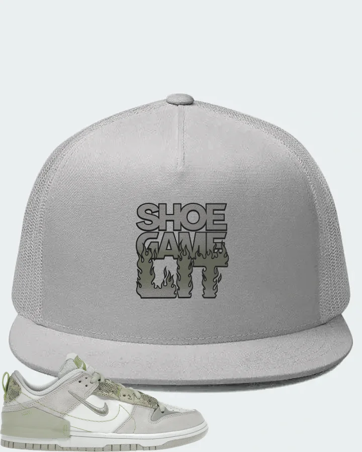 Nike Dunk Low Disrupt 2 Sneaker Matching White Hat - Shoe Game Lit Refreshed