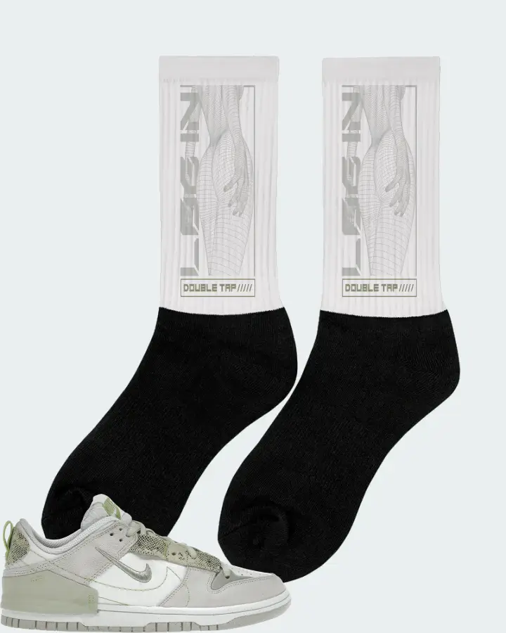 Nike Dunk Low Disrupt 2 Sneaker Matching White Socks (LOGIN) - View 3