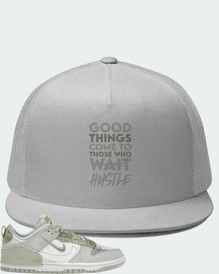 Nike Dunk Low Disrupt 2 Sneaker Matching White Hat - Good Things Come