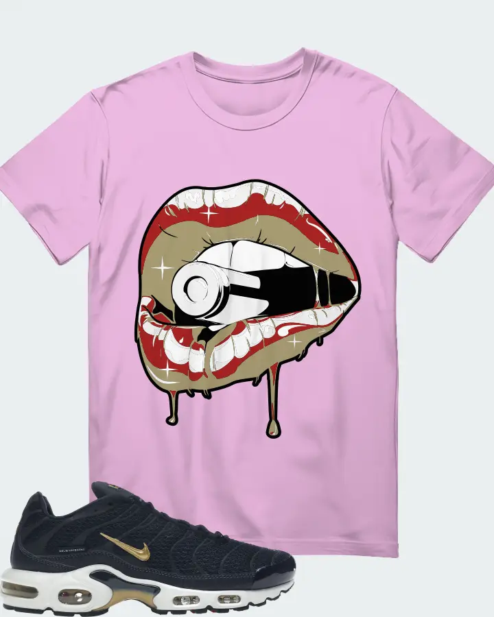 Nike Air Max Plus Sneaker Matching Lilac T-Shirt - Kiss of Death