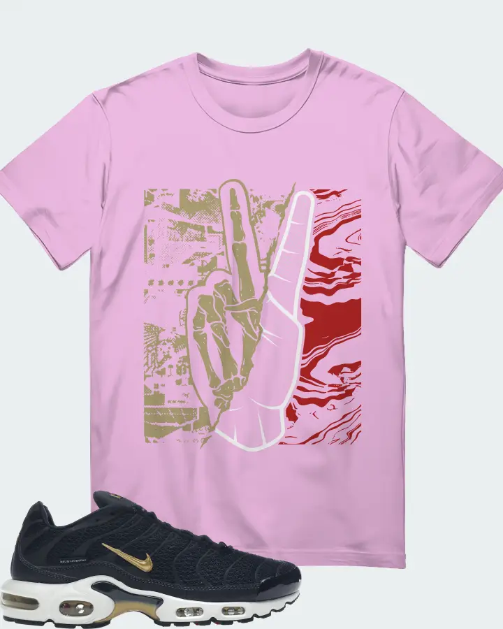 Nike Air Max Plus Sneaker Matching Lilac T-Shirt - Peace of mind