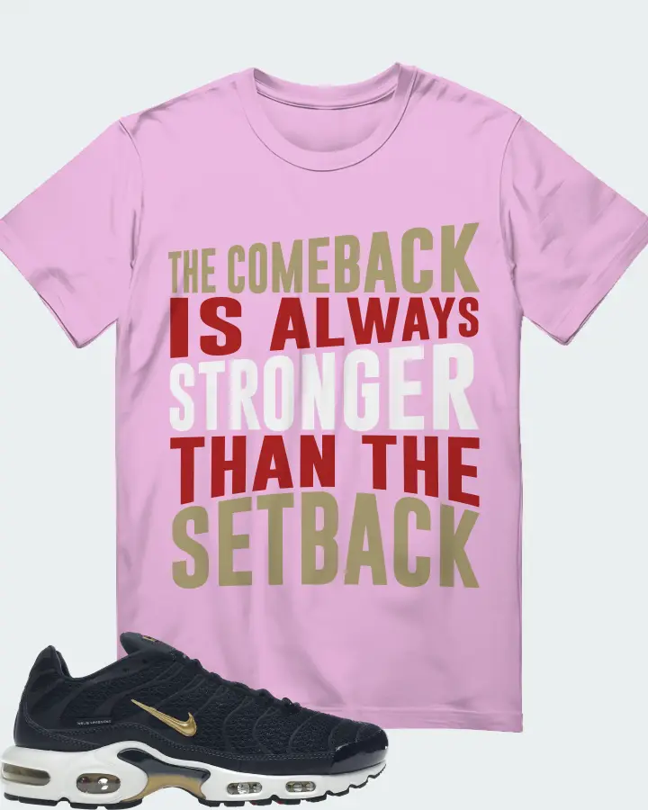 Nike Air Max Plus Sneaker Matching Lilac T-Shirt - The Comeback