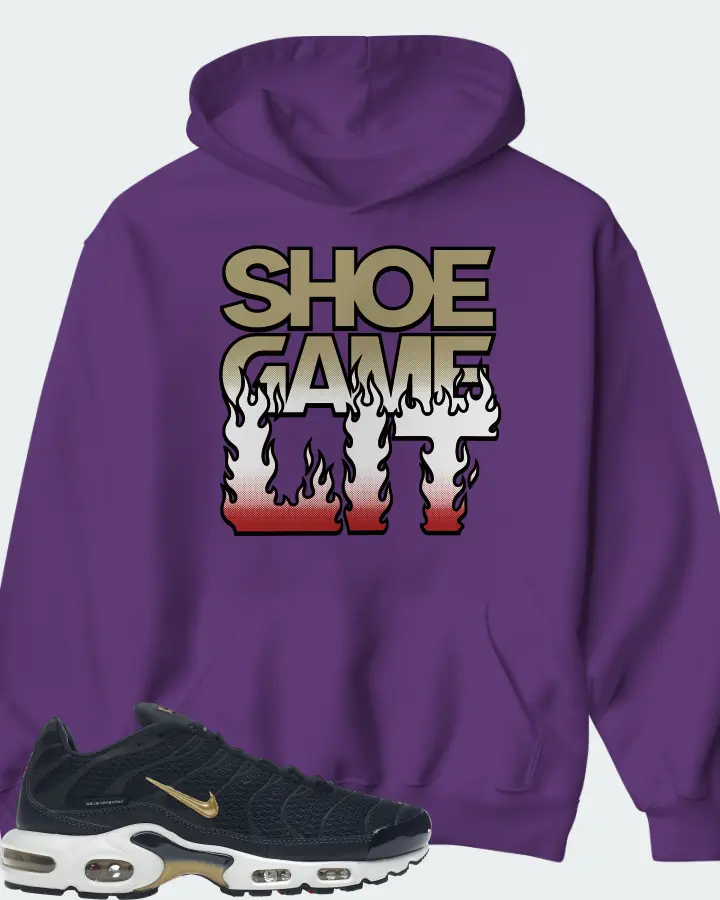 Nike Air Max Plus Sneaker Matching Purple Hoodie - Shoe Game Lit Refreshed