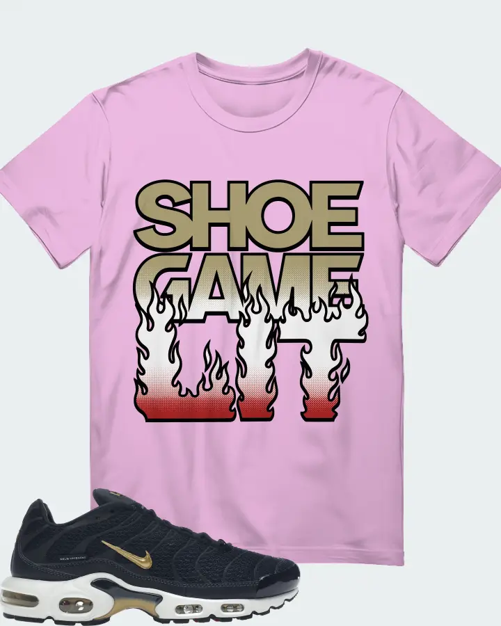 Nike Air Max Plus Sneaker Matching Lilac T-Shirt - Shoe Game Lit Refreshed