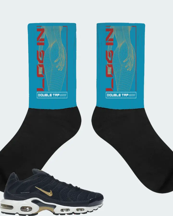 Socks in Aqua