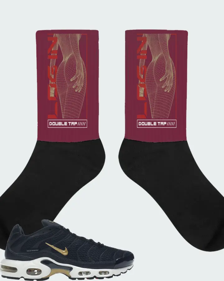 Socks in Maroon