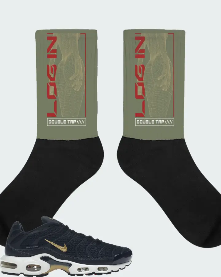 Socks in Olive
