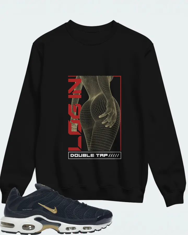 Sweatshirt in Black