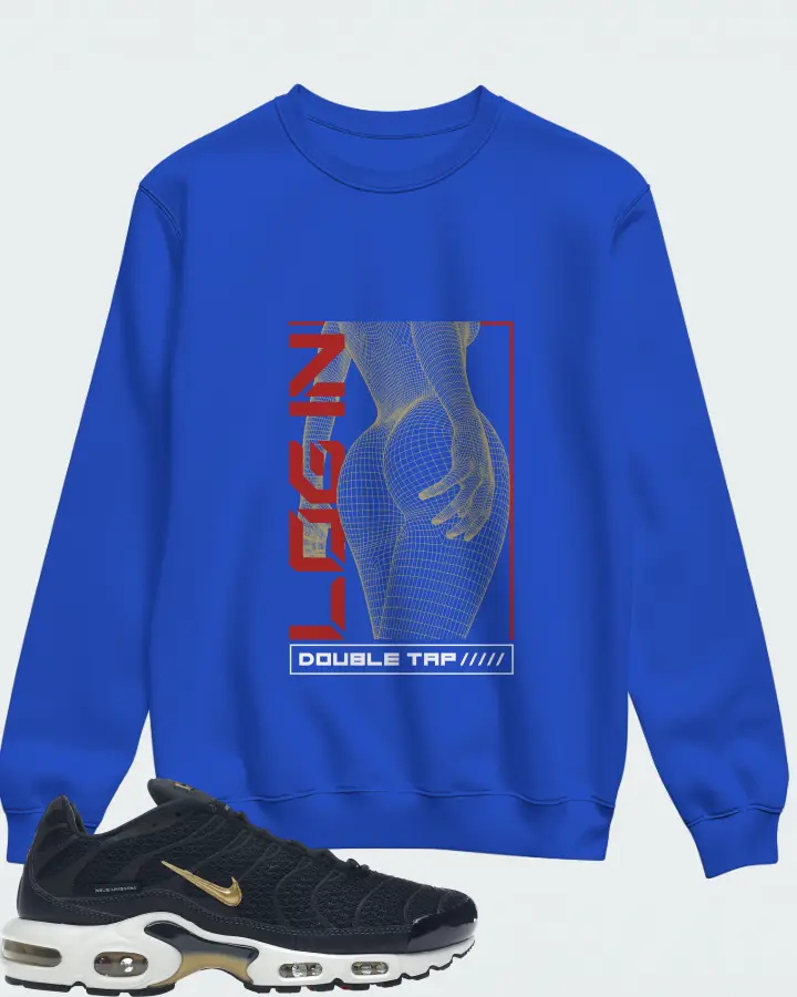 Sweatshirt in Royal Blue
