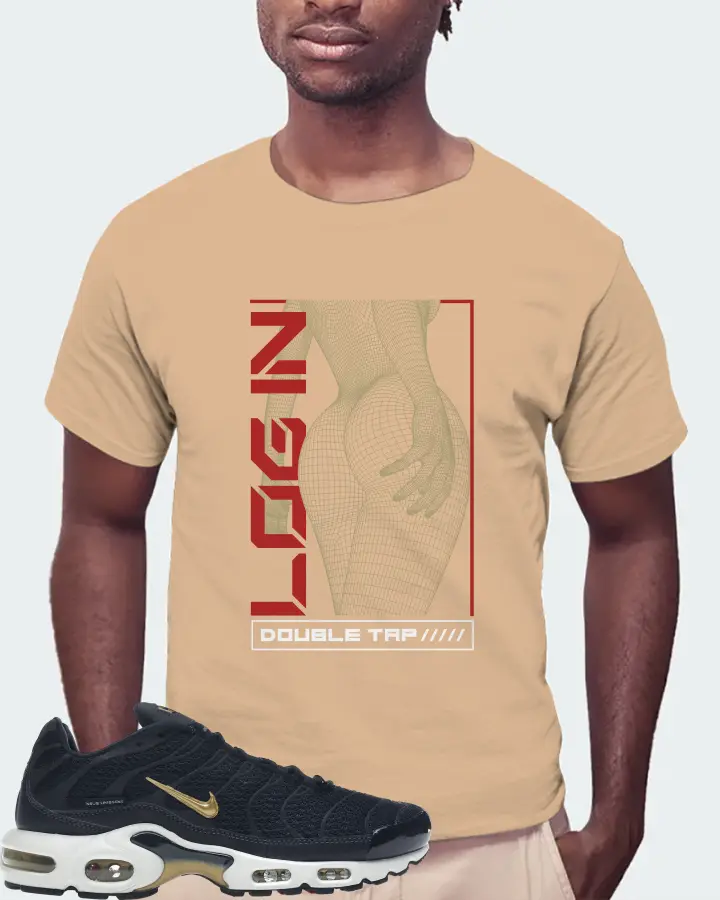 Nike Air Max Plus Sneaker Matching Cream T-Shirt (LOGIN) - View 4