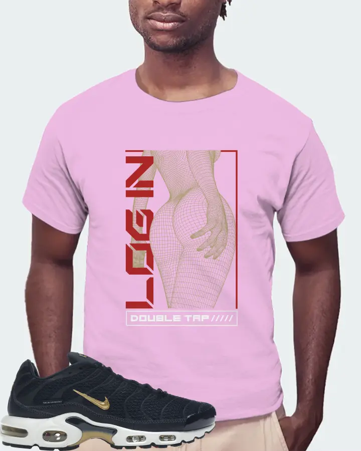Nike Air Max Plus Sneaker Matching Lilac T-Shirt (LOGIN) - View 4