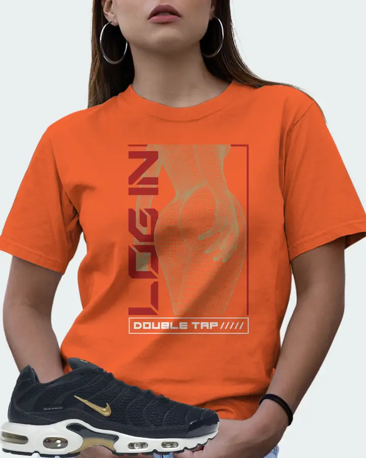 Nike Air Max Plus Sneaker Matching Orange Gildan T-Shirt (LOGIN) - View 7