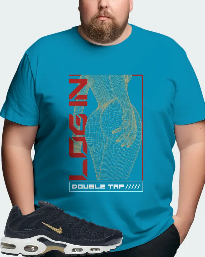 Nike Air Max Plus Sneaker Matching Aqua Gildan T-Shirt (LOGIN) - View 8