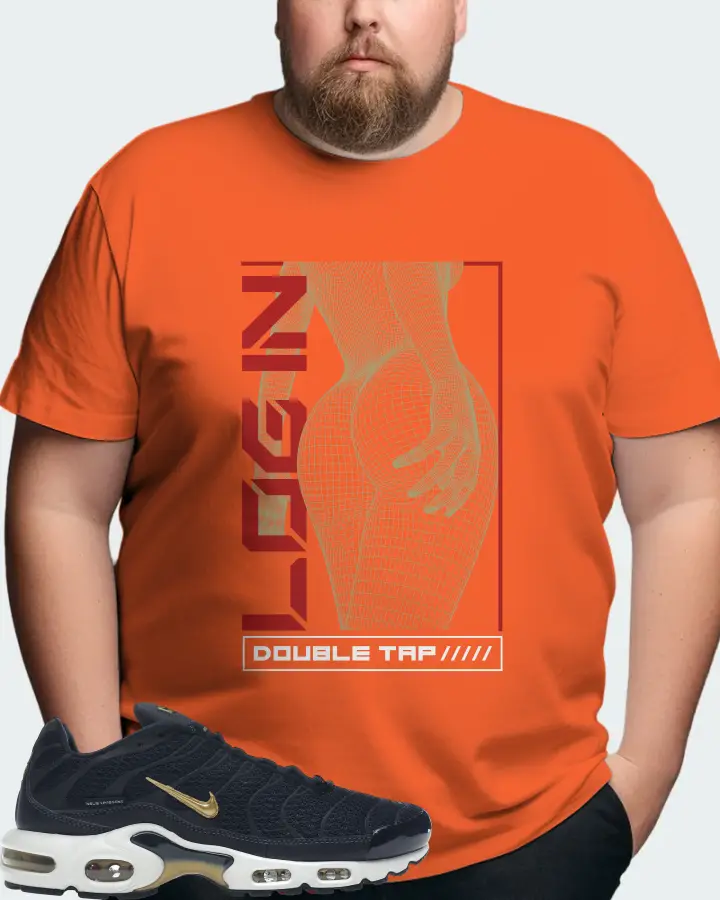 Nike Air Max Plus Sneaker Matching Orange Gildan T-Shirt (LOGIN) - View 8