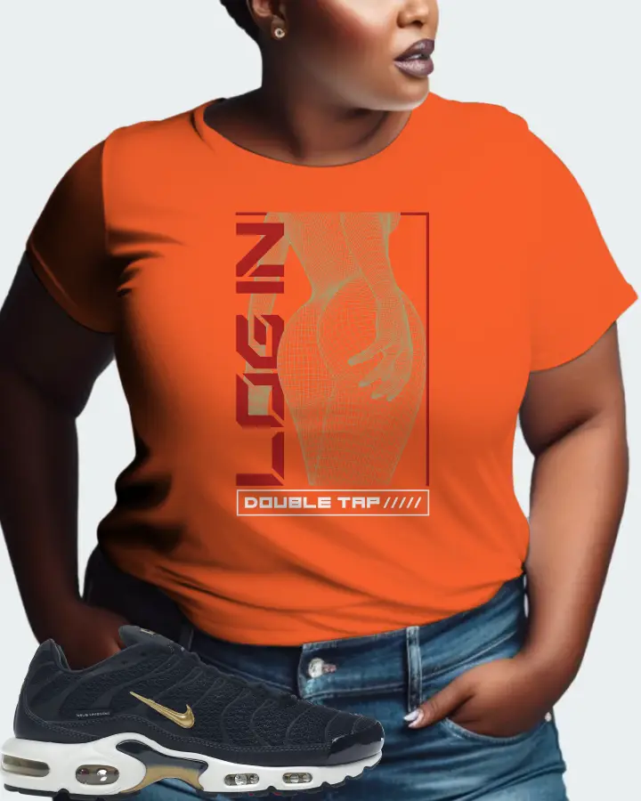Nike Air Max Plus Sneaker Matching Orange Gildan T-Shirt (LOGIN) - View 9