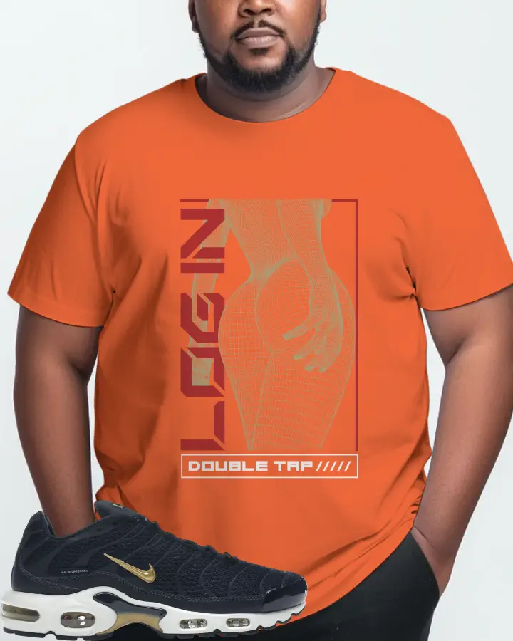 Nike Air Max Plus Sneaker Matching Orange Gildan T-Shirt (LOGIN) - View 10