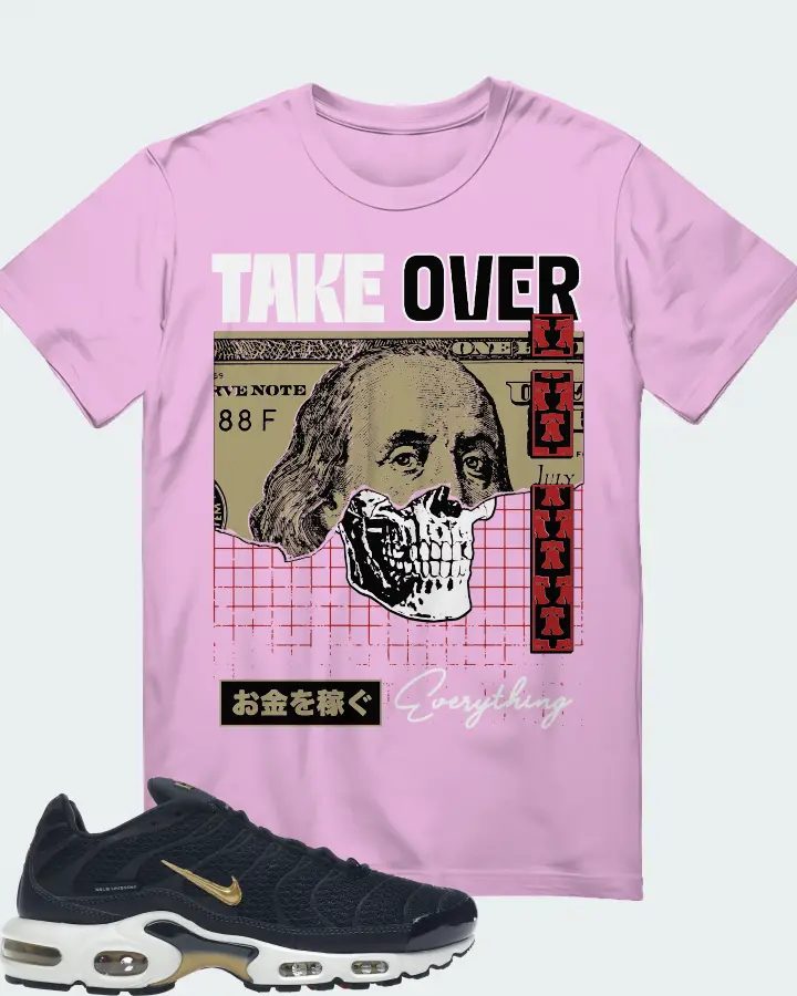 Nike Air Max Plus Sneaker Matching Lilac T-Shirt - Take Over