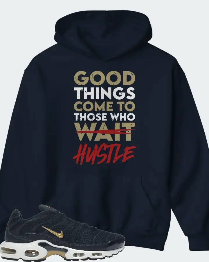 Nike Air Max Plus Sneaker Matching Navy Kid's Hoodie - Good Things Come