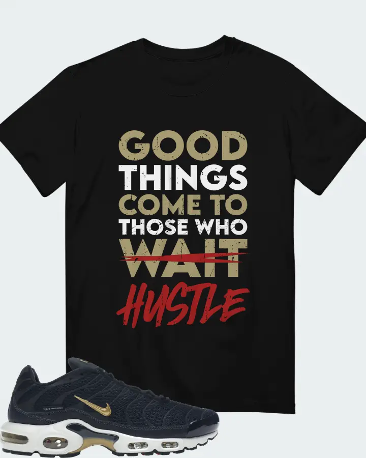 Nike Air Max Plus Sneaker Matching Black T-Shirt - Good Things Come