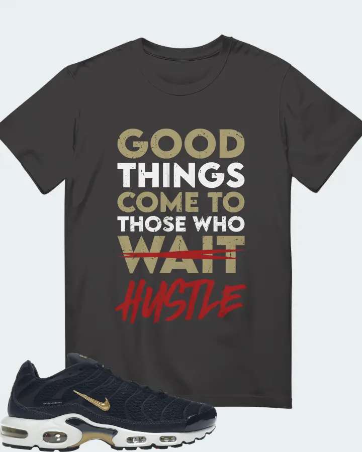Nike Air Max Plus Sneaker Matching Dark Grey T-Shirt - Good Things Come