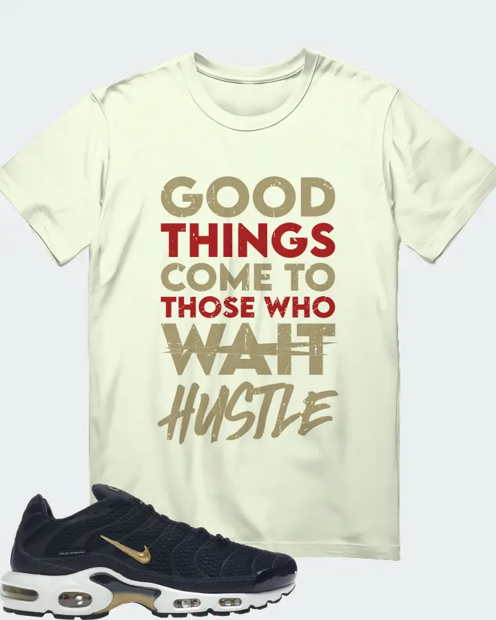 Nike Air Max Plus Sneaker Matching Citron Gildan T-Shirt - Good Things Come